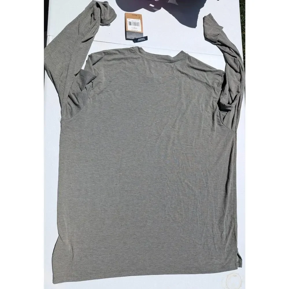 The North Face Shirt Mens XXL Gray Long Sleeve Wander Casual Outdoor